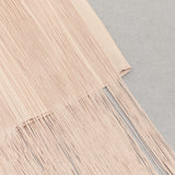 PENELOPE TULLE STRIPED EMBELLISH STRAPLESS APRICOT MIDI DRESS