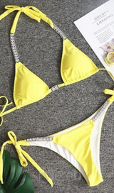 YELLOW DIAMOND BIKINI