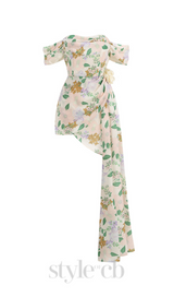 BELLADONNA FLORAL PRINT MINI DRESS