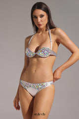 Nona Halterneck Diamond Swimsuit