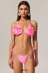 Euran Halter Flowers Bikini