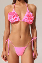 Euran Halter Flowers Bikini