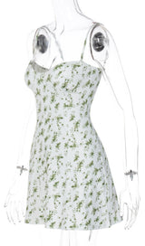 CHRISTIANA GARDEN PRINTED MINI DRESS