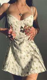 CHRISTIANA GARDEN PRINTED MINI DRESS
