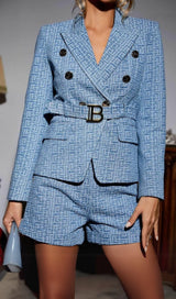 RESHMA JACQUARD SHORTS