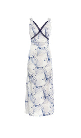GRAPHIC PRINT CAMI MAXI DRESS