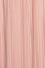Strapless Pleated Maxi Dress in Pink