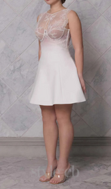 nude ombre off-white under-bust corset mini skirt set