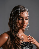 mary Black Sleeveless mini Dress with Crystals