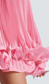 PINK ANAVIA PINK RUFFLE HEM SKIRT