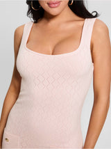 victoria sweater mini dress in pink