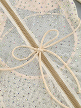 adora Vicky Cutout Sequin Rhinestone Mini Dress