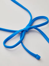 Halter Triangle Striped Bikini Set