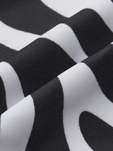 Zebra Striped Triangle Bikini Set