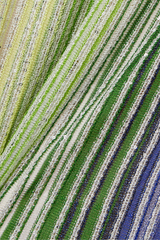 Halter Metallic Gradient Knit Maxi Dress - Green