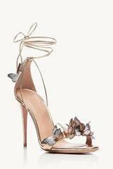 Jazma Papillon Sandals - Champagne