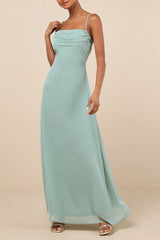 Jelena Sage Pleated Sleeveless Maxi Dress