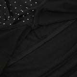 STRAPLESS BRIGHT DIAMOND HOLLOW SLIM MAXI DRESS