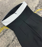 Makala 3d Flower Fishtail Maxi Bandage Dress in black