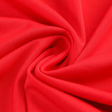 atalanta High Slit Hollowed-out Maxi Dress in red