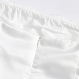 3D Floral Applique Sleeveless Midi dress in white