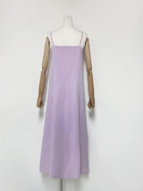 kristin Buttercup Embroidered Maxi Dress in Purple