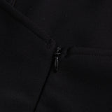 kama Black Chenille Knit Midi Dress