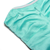 STRAPLESS CORSET DRESS IN GREEN