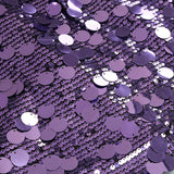 virginia Strappy Sequin Embellished Mini Dress in purple