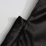 cheryl 3D flowers Sleeveless mini dress in black