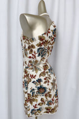 Floral print Asymmetric Mini Dress
