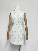 Cherry Blossom Mini Dress in White