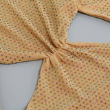 CRYSTAL SPLIT MAXI DRESS