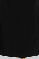 tammy Metal 3D Flower Hooded Midi Dress in black