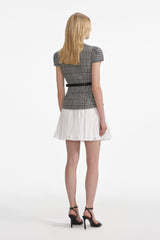 Houndstooth Mini Dress