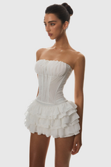 Panue Ruched Strapless Corset