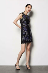 New Karen Millen Floral Lace Mini Dress