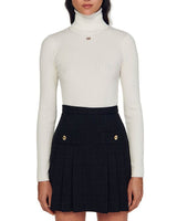 KATYNA TWEED PLEATED SKIRT