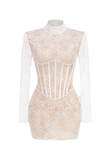 Lace Corset Mini Dress