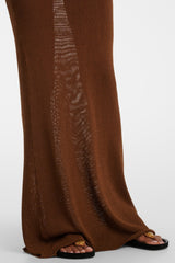 Halter Knitted Maxi Dress