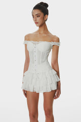 Thara Lace Off Shoulder Corset