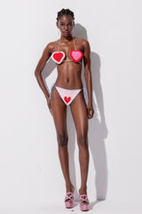 Yiska Heart Knit Swimwear