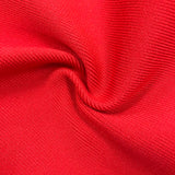 halter 3d flower hollow out backless maxi dress in red