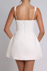 Bessie Mini Dress - Ivory
