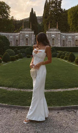 CORSET MAXI DRESS IN WHITE Dresses styleofcb