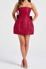 Elenora Mini Dress - Red