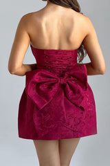 Elenora Mini Dress - Red