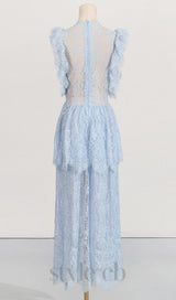 Tiered Lace Maxi Dress