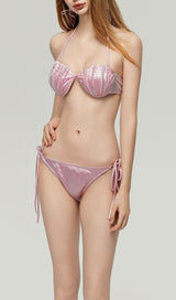 Darrah Pink Pearl Three-Piece Swimsuit