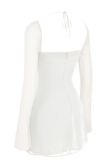 apricot crystal satin lace cutout midi dress